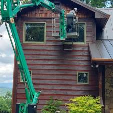 Custom Cabin Staining In Blue Ridge GA 5